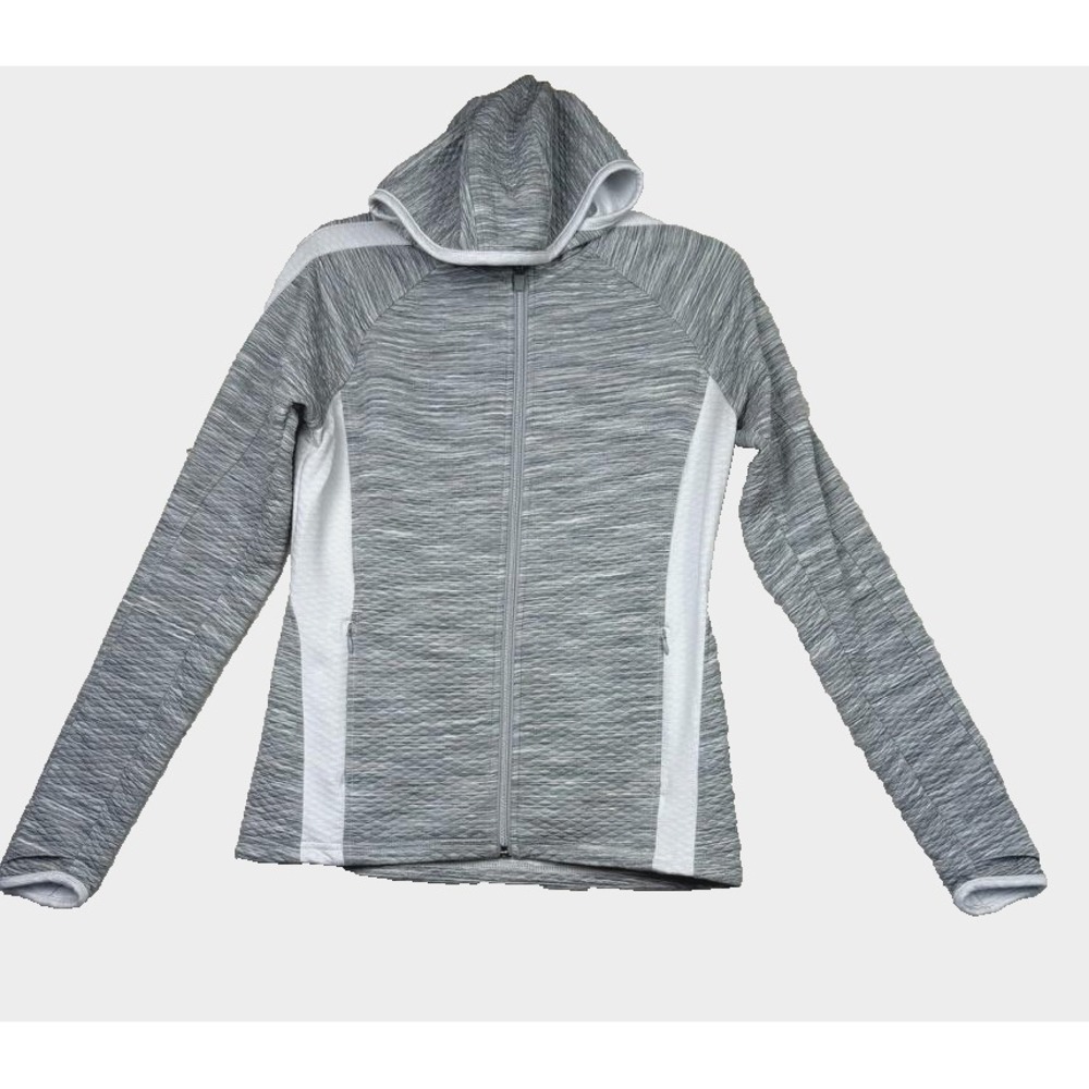 ATHLETA Women's Snowscape Zip Up Quilted Pocketed Jacket Activewear
